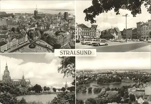 Stralsund Mecklenburg Vorpommern Neuer Markt Frankenteich / Stralsund /Stralsund Stadtkreis