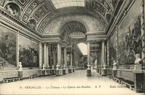 Versailles Yvelines Versailles Chateau Galerie Batailles * / Versailles /Arrond. de Versailles