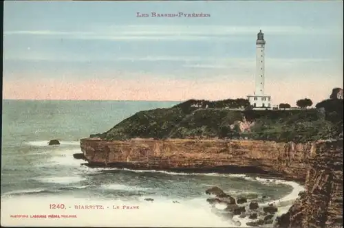 Biarritz Pyrenees Atlantiques Biarritz Phare Leuchtturm * / Biarritz /Arrond. de Bayonne