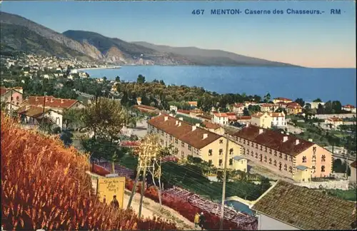 Menton Alpes Maritimes Menton Caserne Chasseurs * / Menton /Arrond. de Nice