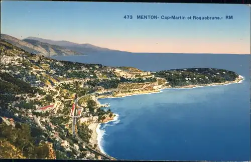 Menton Alpes Maritimes Menton Cap Martin Roquebrune * / Menton /Arrond. de Nice