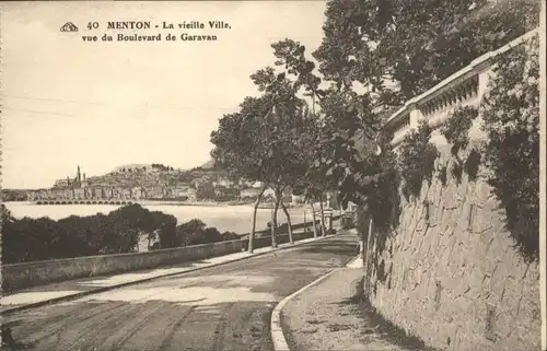 Menton Alpes Maritimes Menton Boulevard Garavan * / Menton /Arrond. de Nice