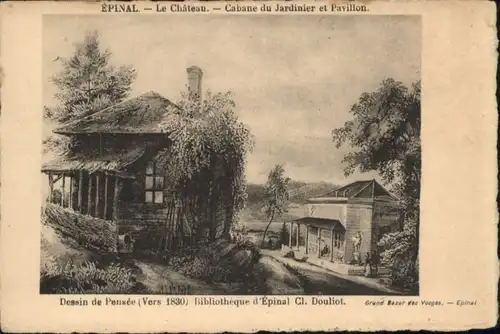 Epinal Vosges Epinal Chateau  * / Epinal /Arrond. d Epinal