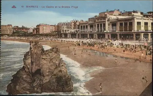 Biarritz Pyrenees Atlantiques Biarritz Plage Casino * / Biarritz /Arrond. de Bayonne