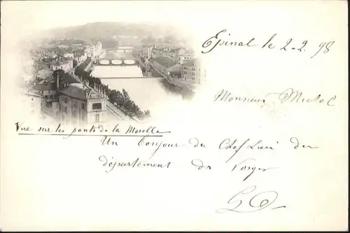 Epinal Vosges Epinal [handschriftlich]  x / Epinal /Arrond. d Epinal