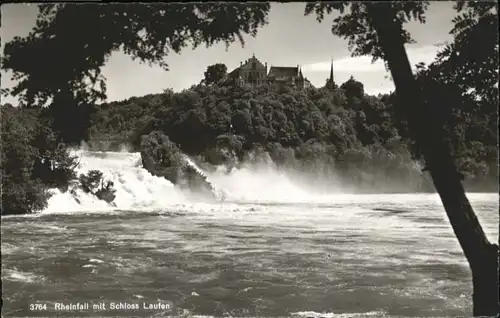 Neuhausen Fildern Neuhausen [Stempelabschlag] Schloss Laufen Rheinfall x / Neuhausen auf den Fildern /Esslingen LKR