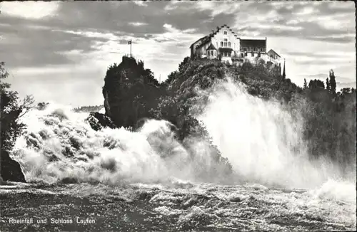 Neuhausen Fildern Neuhausen [Stempelabschlag] Schloss Laufen Rheinfall x / Neuhausen auf den Fildern /Esslingen LKR