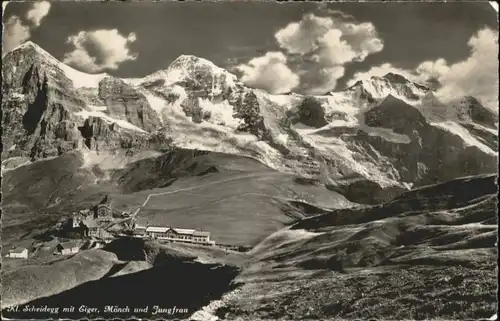 Kleine Scheidegg Wengen Kleine Scheidegg Eiger Moench Jungfrau x / Scheidegg, Kleine /Rg. Wengen