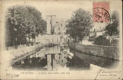 Chartres Eure et Loir Chartres Eglise Saint Andre x / Chartres /Arrond. de Chartres