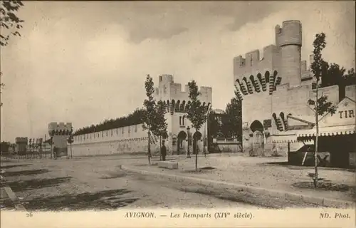 Avignon Vaucluse Avignon Remparts * / Avignon /Arrond. d Avignon