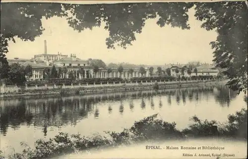 Epinal Vosges Epinal Maison Romaine Bibliotheque x / Epinal /Arrond. d Epinal