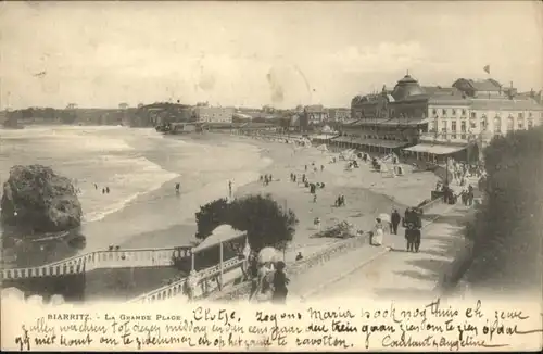 Biarritz Pyrenees Atlantiques Biarritz Plage x / Biarritz /Arrond. de Bayonne