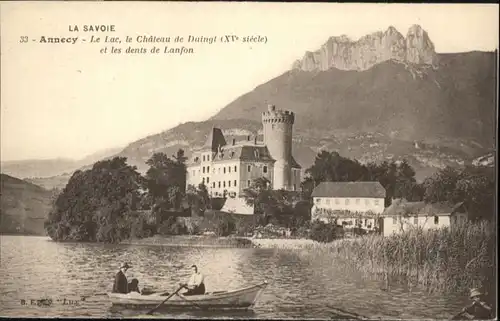 Annecy Haute-Savoie Annecy Schiff Schloss de Duingt * / Annecy /Arrond. d Annecy