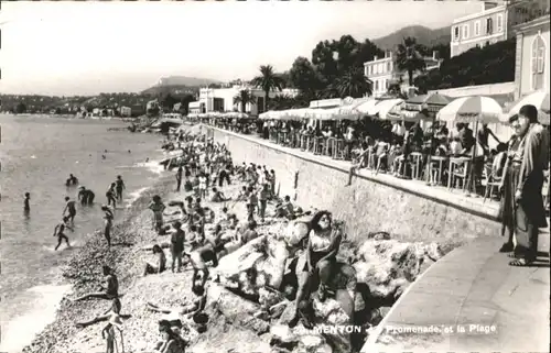 Menton Alpes Maritimes Menton Strand * / Menton /Arrond. de Nice