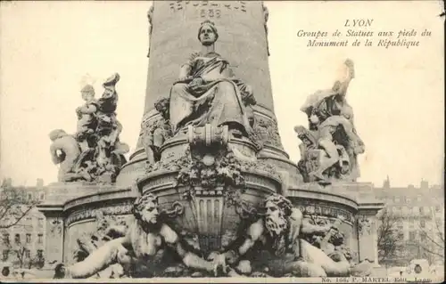 Lyon France Lyon Denkmal * / Lyon /Arrond. de Lyon