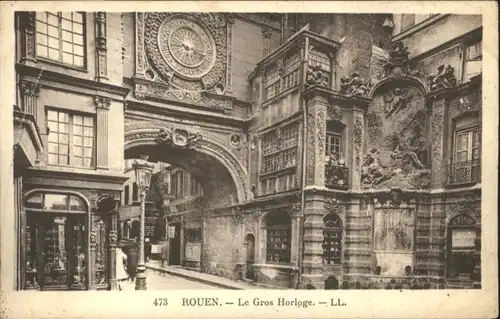 Rouen Rouen Le Gros Horloge * / Rouen /Arrond. de Rouen