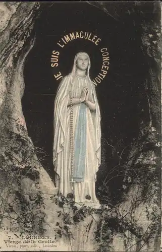 Lourdes Hautes Pyrenees Lourdes Vierge de la Grotte x / Lourdes /Arrond. d Argeles-Gazost