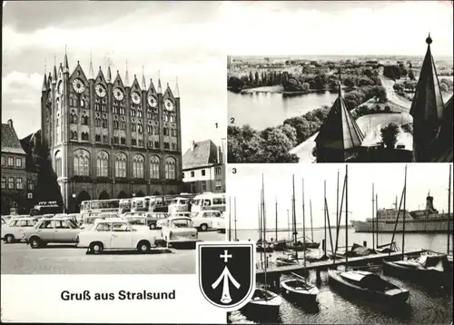 Stralsund Mecklenburg Vorpommern Stralsund Rathaus Hafen x / Stralsund /Stralsund Stadtkreis