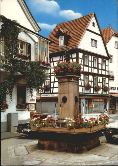 Bad Orb Bad Orb Brunnen Marktplatz x / Bad Orb /MainKinzigKreis LKR