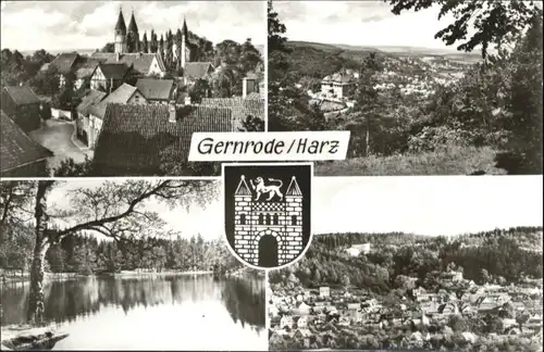 Gernrode Harz Gernrode Harz See Wappen x / Gernrode Harz /Harz LKR