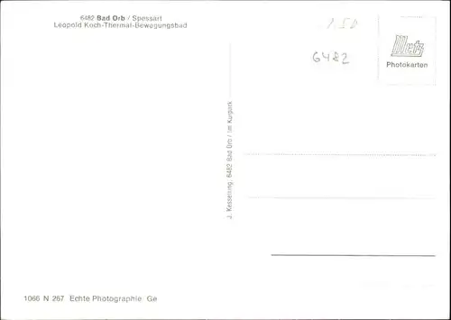 Bad Orb Bad Orb Spessart Leopold Koch Thermalbad * / Bad Orb /Main-Kinzig-Kreis LKR