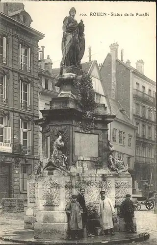 Rouen Statue de la Pucelle Kat. Rouen