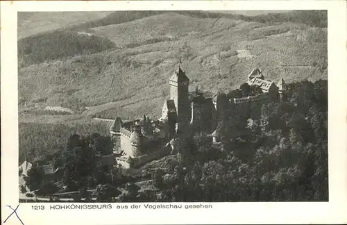 Hohkoenigsburg Fliegeraufnahme  Kat. Orschwiller