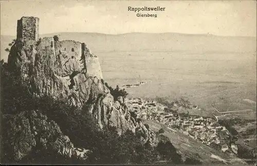 Rappoltsweiler Giersberg Kat. Ribeauville