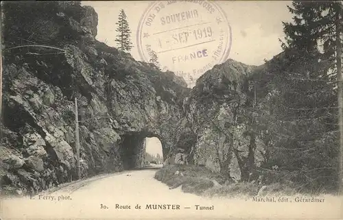 Munster Elsass Tunnel Kat. Munster