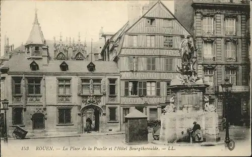 Rouen Place Pucelle Hotel Bourgtheroulde Kat. Rouen