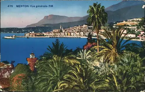 Menton Vue generale Kat. Menton