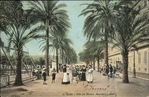 Toulon Allee Palmiers Place Liberte Kat. Toulon