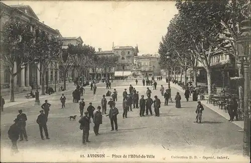 Avignon Place Hotel de Ville Kat. Avignon