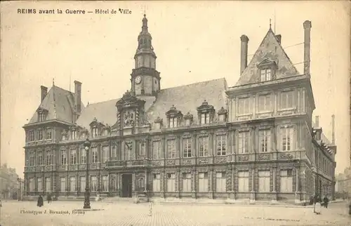 hw06629 Reims Champagne Ardenne Hotel de Ville Kategorie. Reims Alte Ansichtskarten