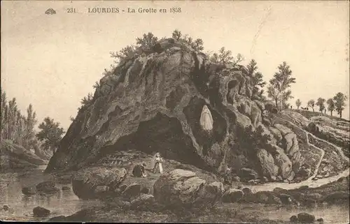 Lourdes Grotte Kat. Lourdes