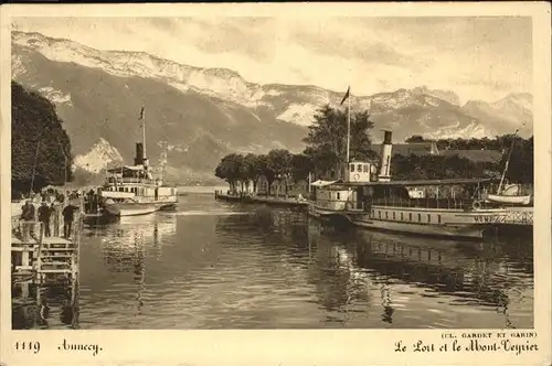 hw06650 Annecy Haute-Savoie Port
Mont-Veyrier Kategorie. Annecy Alte Ansichtskarten