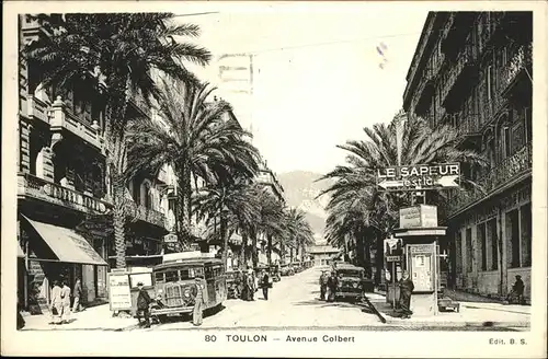 Toulon Avenue Colbert Kat. Toulon