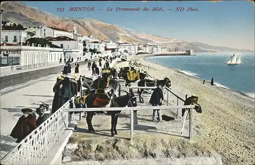 Menton Promenade du Midi Kat. Menton