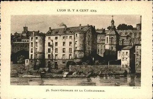 hw06991 Lyon France Saint-Georges
Commanderie Kategorie. Lyon Alte Ansichtskarten