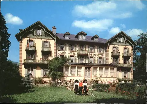 Munster Elsass Grand Hotel Kat. Munster