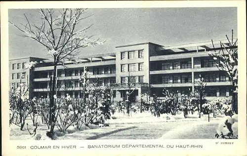 Colmar Sanatorium  Kat. Colmar