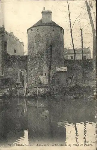 Chartres Anciennes Fortifications au Bord de Eure Kat. Chartres