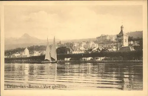 Evian-les-Bains Schiff  Kat. Evian-les-Bains