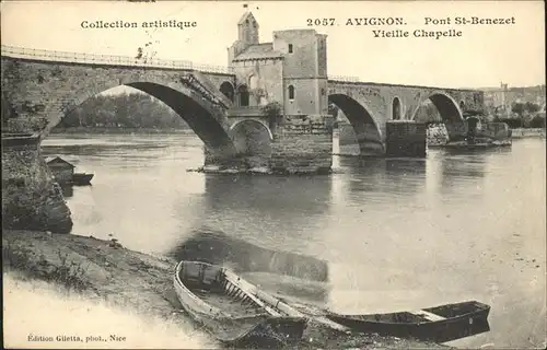 Avignon Pont St. Benezet Kat. Avignon