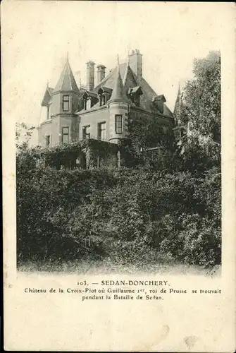 Sedan Donchery Chateau de la Croix-Piot Kat. Sedan