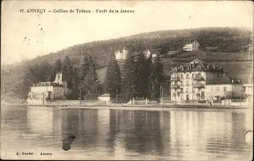 hw09258 Annecy Haute-Savoie Colline Tresun Foret Jeanne Kategorie. Annecy Alte Ansichtskarten