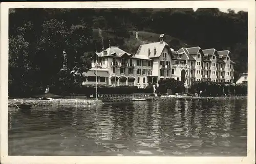 hw09295 Annecy Haute-Savoie Gasthof Beau Rivage Kategorie. Annecy Alte Ansichtskarten