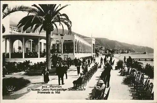 Menton Casino Municipal Kat. Menton