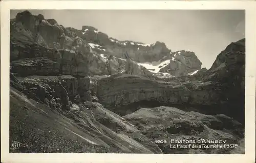 hw09872 Annecy Haute-Savoie Massif de la Tournette Kategorie. Annecy Alte Ansichtskarten