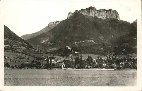 hw10026 Annecy Haute-Savoie Lac d' Annecy Kategorie. Annecy Alte Ansichtskarten